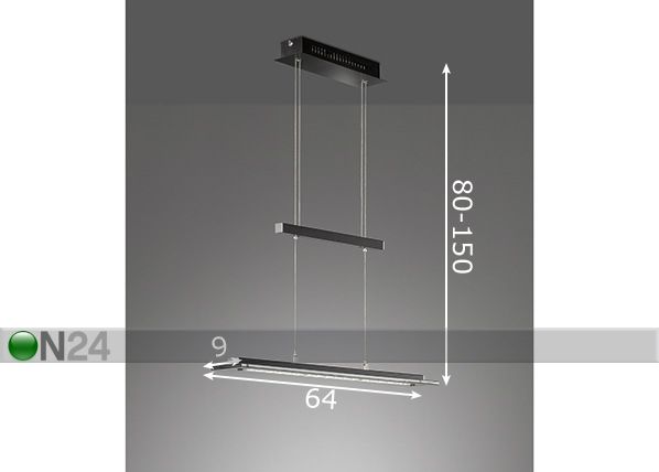 Kattovalaisin LED Tenso TW mitat