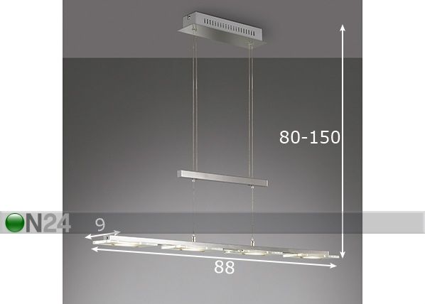 Kattovalaisin LED Tenso TW mitat