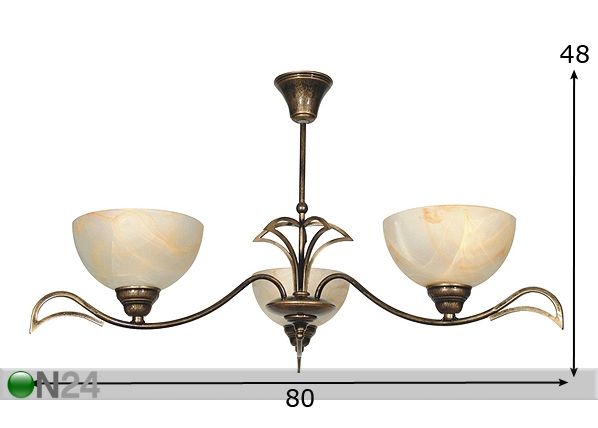 Kattovalaisin LOTUS II mitat