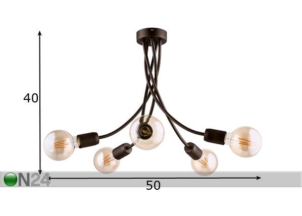 Kattovalaisin Luce 5 mitat