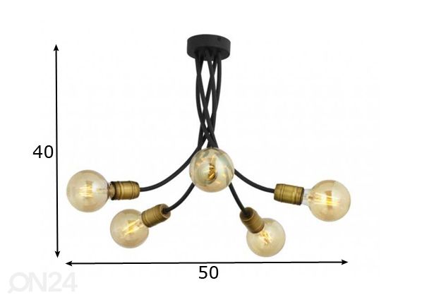 Kattovalaisin Luce 5 mitat