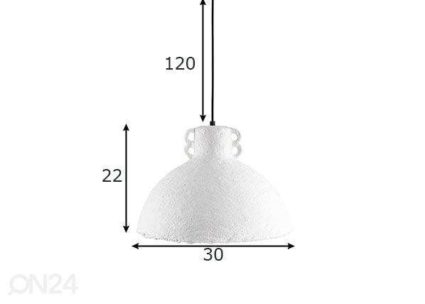 Kattovalaisin Mache 30 mitat
