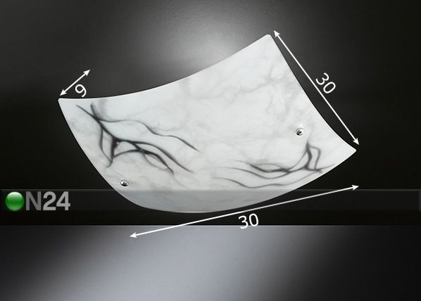 Kattovalaisin Marble mitat