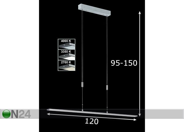 Kattovalaisin Metz LED mitat