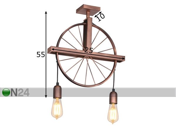 Kattovalaisin MIN mitat