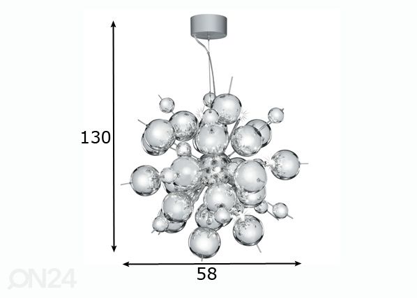 Kattovalaisin Molecule mitat