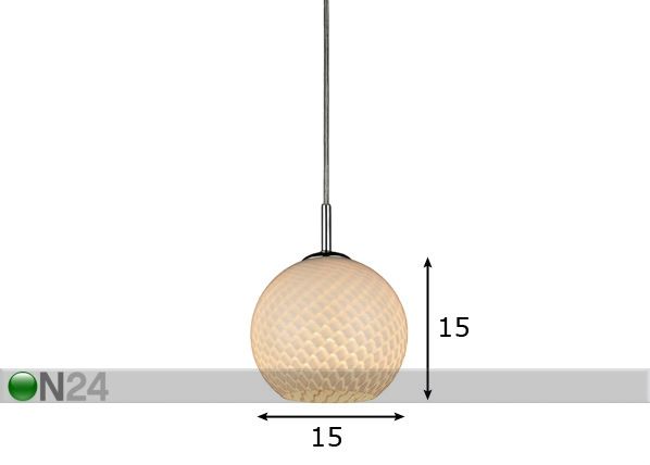 Kattovalaisin NIGHT & DAY MINI Ø 15 cm mitat