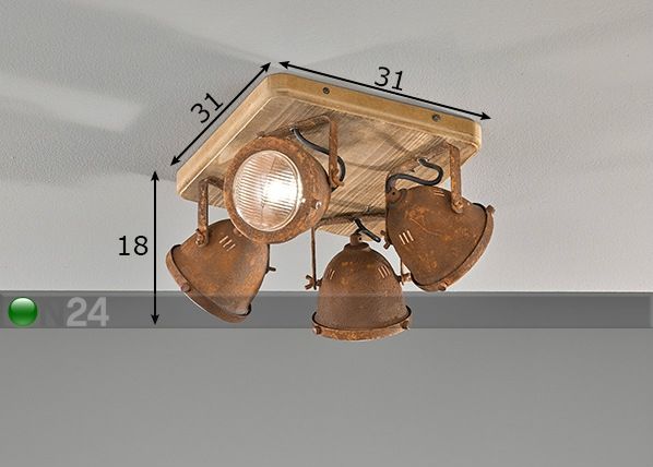 Kattovalaisin Old mitat