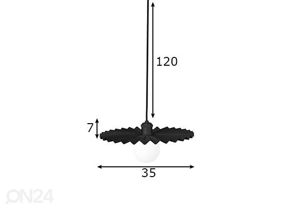 Kattovalaisin Omega mitat