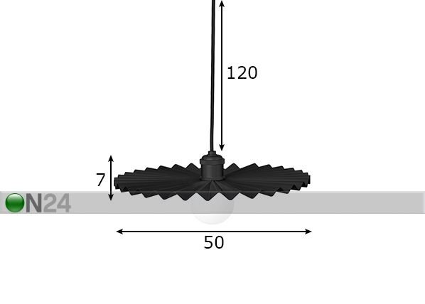 Kattovalaisin Omega mitat