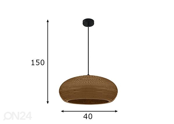 Kattovalaisin Paper mitat
