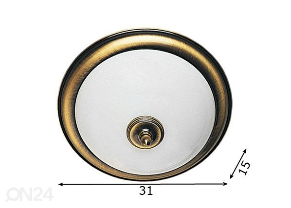 Kattovalaisin Plafoon Ø 31 cm mitat