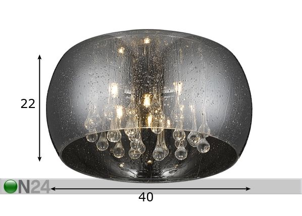 Kattovalaisin RAIN Ø40 cm mitat