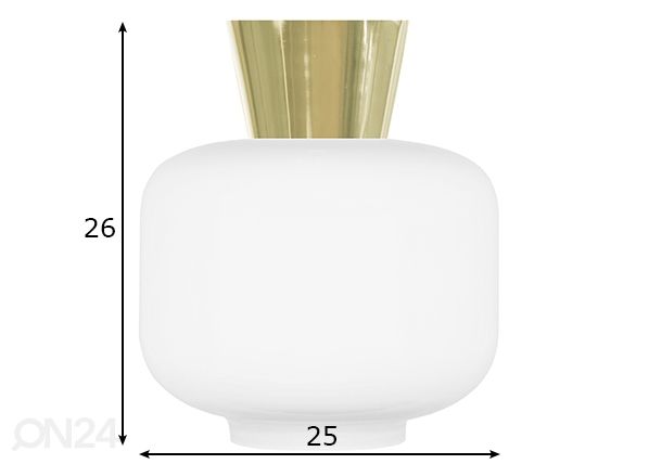 Kattovalaisin RITZ mitat
