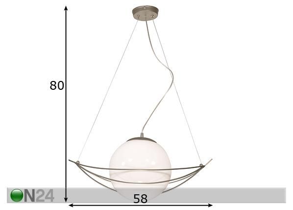 Kattovalaisin SATURN mitat