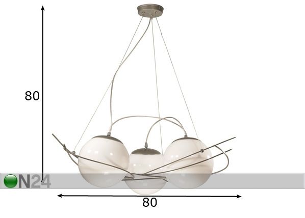 Kattovalaisin SATURN mitat