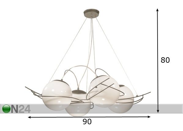 Kattovalaisin SATURN mitat