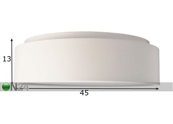 Kattovalaisin Sculptoris 45 LED mitat