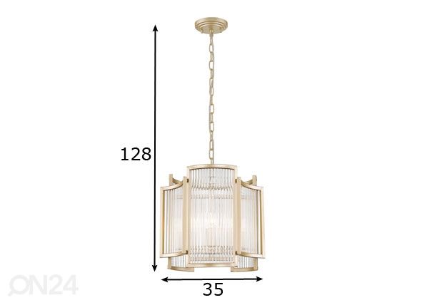 Kattovalaisin Sergio Gold 3A mitat