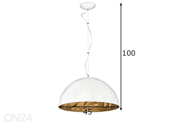 Kattovalaisin Simi, 45 cm mitat