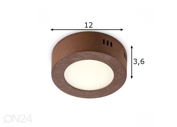 Kattovalaisin Ska Ø 12 cm mitat