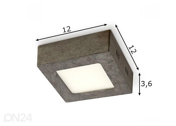 Kattovalaisin Ska 12x12 cm mitat