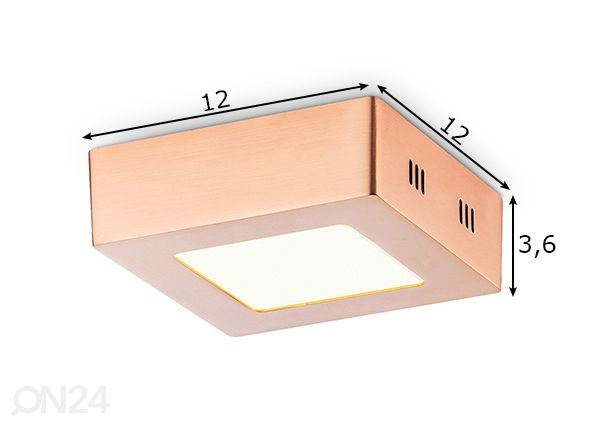 Kattovalaisin Ska 12x12 cm mitat