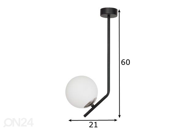 Kattovalaisin TIM-2 mitat