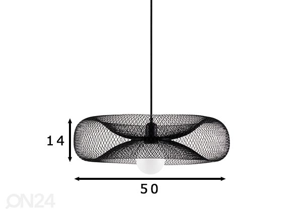 Kattovalaisin Torus 50, musta mitat