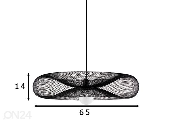 Kattovalaisin Torus 65, musta mitat