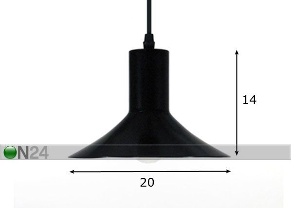 Kattovalaisin TRIM mitat