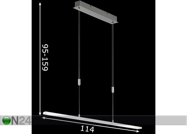 Kattovalaisin Turn LED mitat