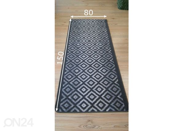 Käytävämatto Muhu 80x150 cm mitat