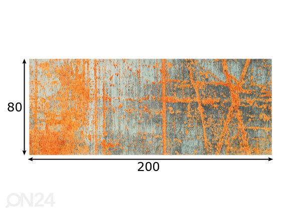 Käytävämatto Rustic 80x200 cm mitat