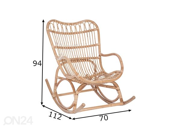 Keinutuoli Swing mitat