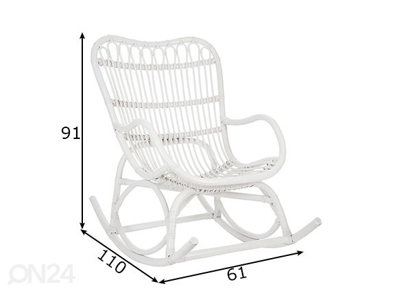 Keinutuoli Swing mitat