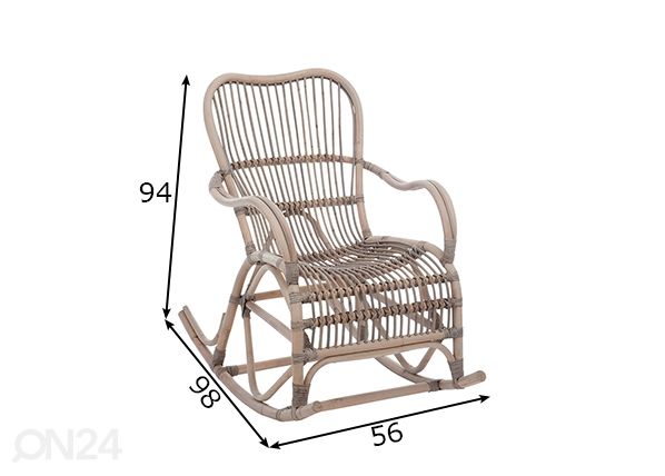 Keinutuoli Swing mitat