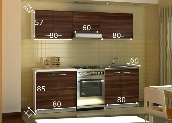 Keittiö ECO 220 mitat