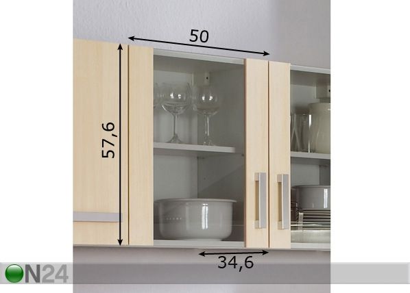 Keittiökaappi CORDOBA mitat