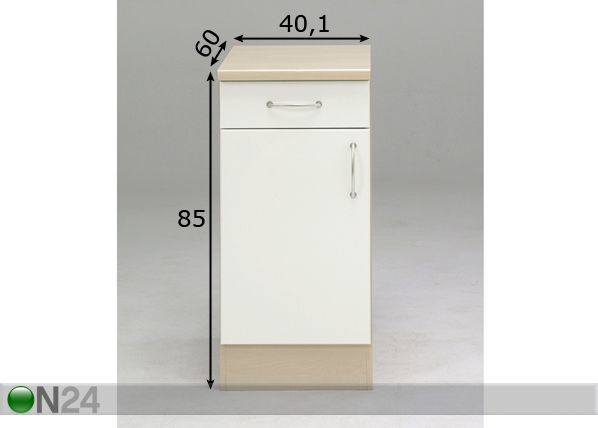 Keittiökaappi MINIMA mitat