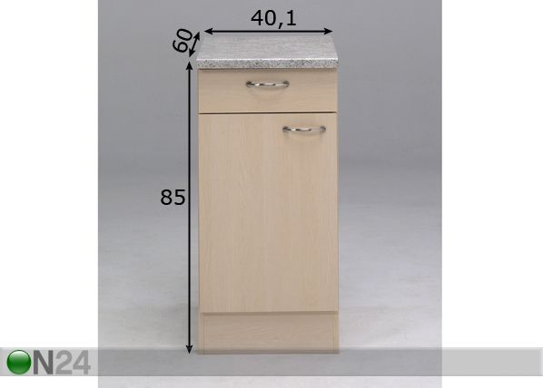 Keittiökaappi MINIMA mitat