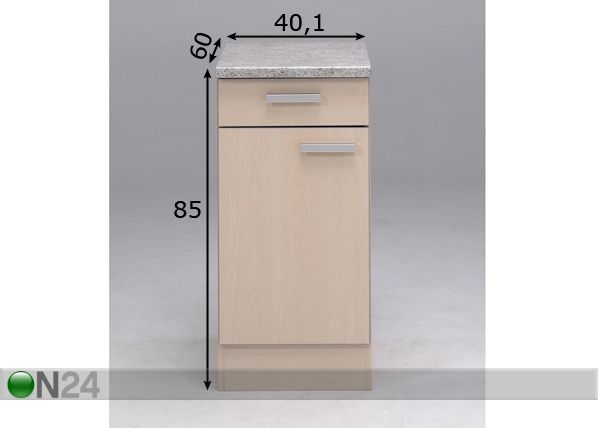 Keittiökaappi MINIMA mitat