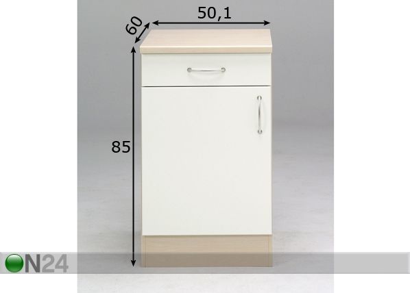 Keittiökaappi MINIMA mitat