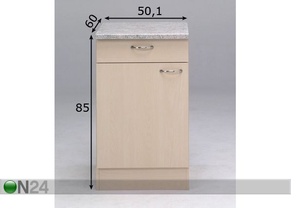 Keittiökaappi MINIMA mitat