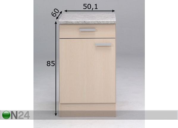 Keittiökaappi MINIMA mitat