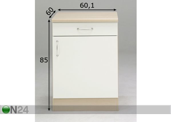 Keittiökaappi MINIMA mitat