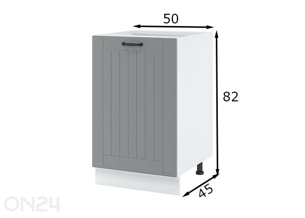 Keittiön alakaappi 50 cm mitat