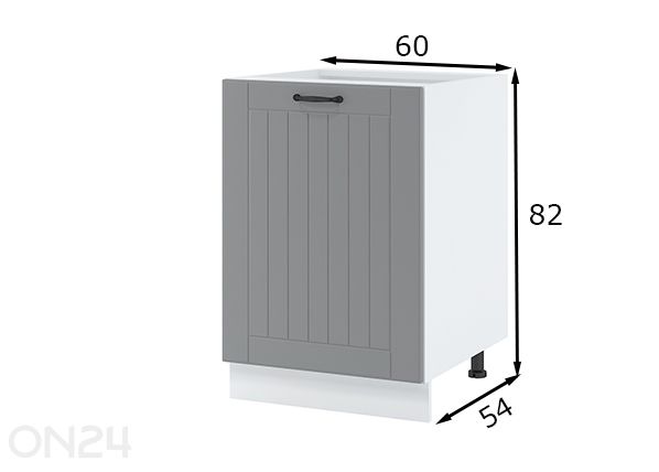 Keittiön alakaappi 60 cm mitat