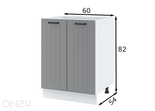 Keittiön alakaappi 60 cm mitat