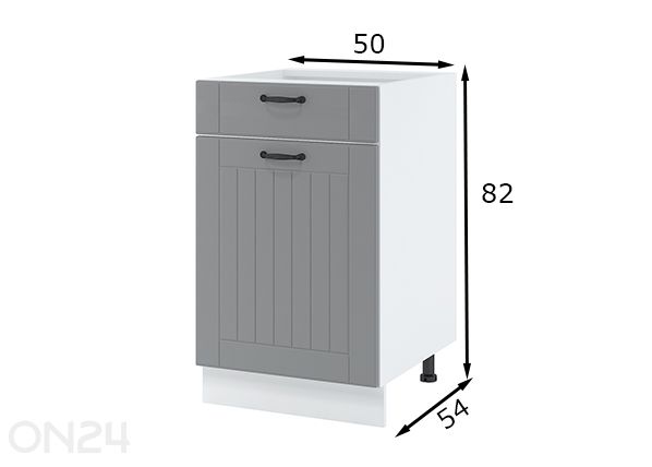 Keittiön alakaappi laatikolla 50 cm
